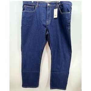American Rag Mens Comfort Stretch Straight Leg Dark Wash Jeans 38x30 New
